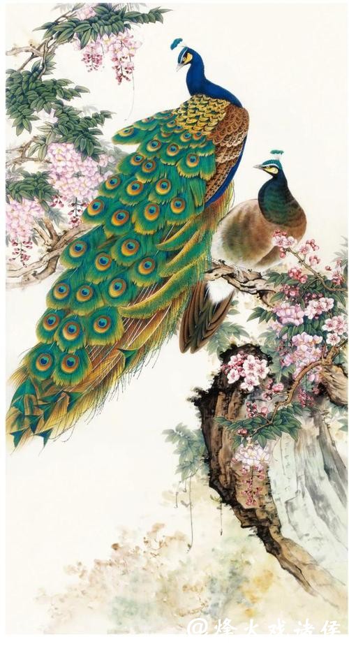 每日读画|红梅绽芳蕊 孔雀送祥瑞 每日读画|红梅绽芳蕊 孔雀送祥瑞